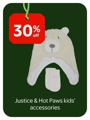 Justice & Hot Paws kids' accessories