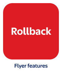 Rollback - Flyer features