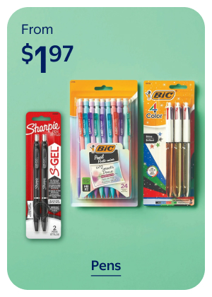 From $1.97 - Pens
