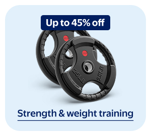 Up to 45% off - Strength & weight training