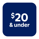 $20 & under