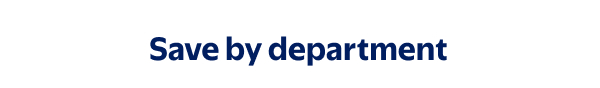 Save by department