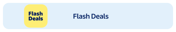 Up to 40% off - Flash Deals