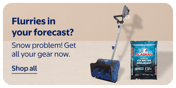 Flurries in your forecast? Snow problem! Get all your gear now.