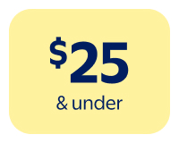 $25 & under