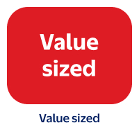 Value sized