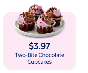 Two-Bite Chocolate Cupcakes