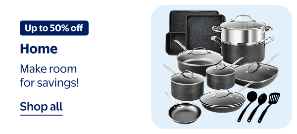 Up to 50% off - Home - Make room for savings!