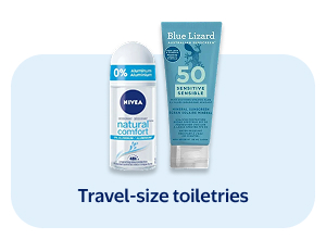 Travel-size toiletries