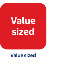 Value sized