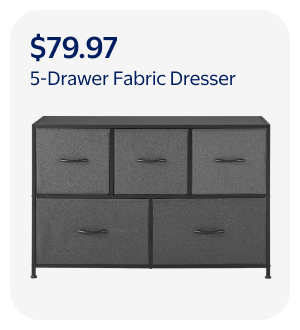 5-Drawer Fabric Dresser