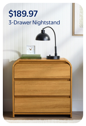 3-Drawer Nightstand
