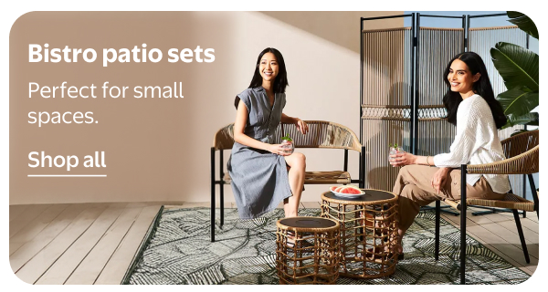 Bistro patio sets - Perfect for small spaces.
