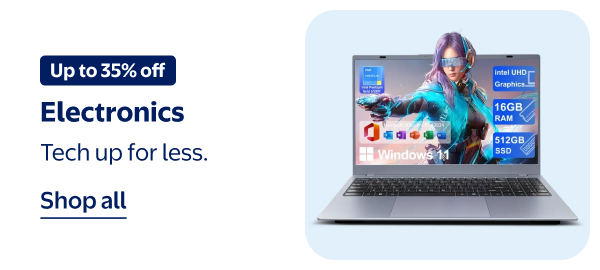 Up to 35% off - Electronics - Tech up for less.