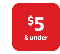 $5 & under