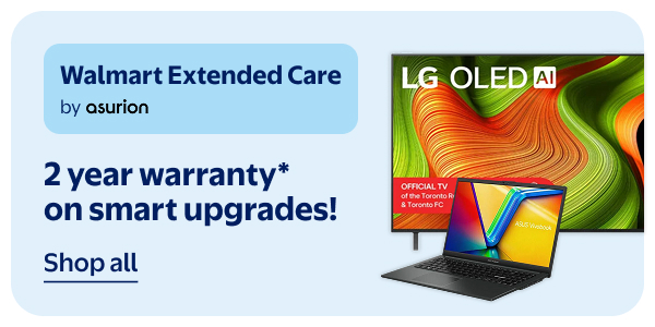 Walmart Extended Care - 2 year warranty* on smart upgrades!