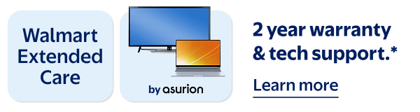Walmart Extended Care - 2 year warranty & tech support.*