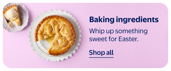 Baking ingredients - Whip up something sweet for Easter.