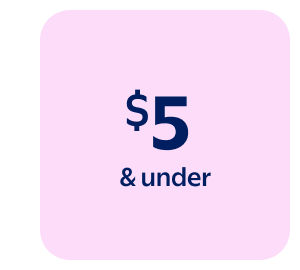 $5 & under