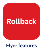 Rollback - Flyer features