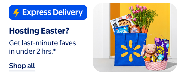 Express Delivery - Hosting Easter? Get last-minute faves in under 2 hrs.*