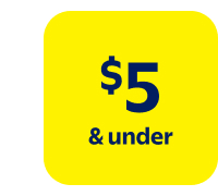 $5 & under