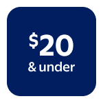 $20 & under