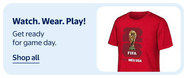 Watch. Wear. Play! Get ready for game day.