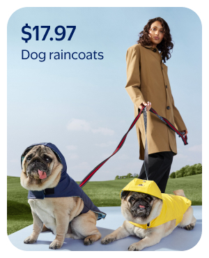 $17.97 - Dog raincoats
