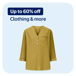Up to 60% off - Clothing & more