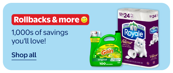 Rollbacks & more - 1,000s of savings you'll love!