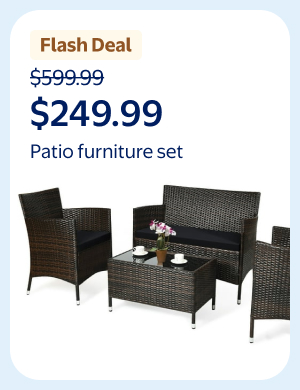 Patio furniture set