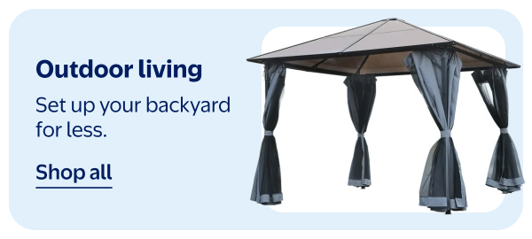 Outdoor living - Set up your backyard for less.