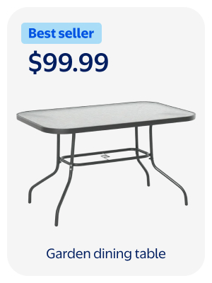 Garden dining table