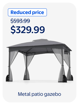 Metal patio gazebo