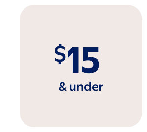 $15 & under