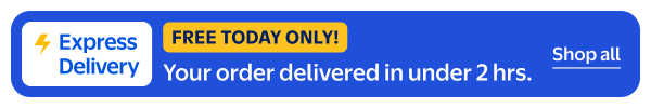 Express Delivery - FREE TODAY ONLY! Your order delivered in under 2 hrs.