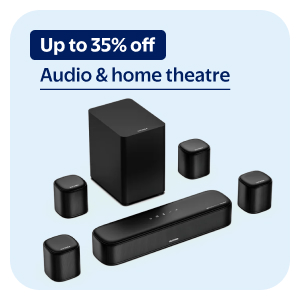Up to 35% off - Audio & home theatre