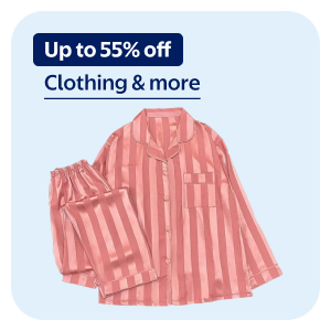 Up to 55% off - Clothing & more