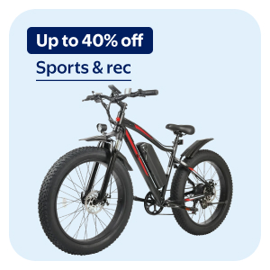 Up to 40% off - Sports & rec