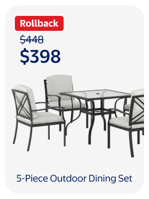 5-Piece Outdoor Dining Set