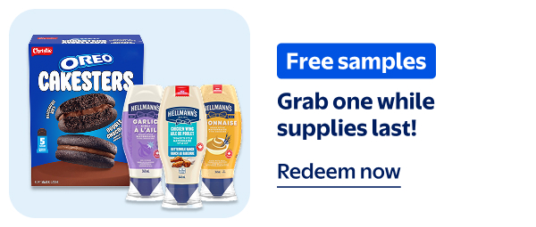 Free samples - Grab one while supplies last!