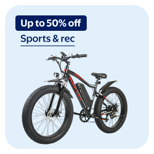 Up to 50% off - Sports & rec