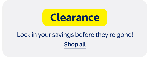 Clearance - Lock in your savings before they're gone!