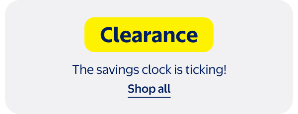 Clearance - The savings clock is ticking!