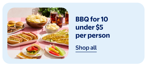 BBQ for 10 under $5 per person