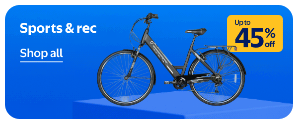 Sports & rec - Up to 45% off