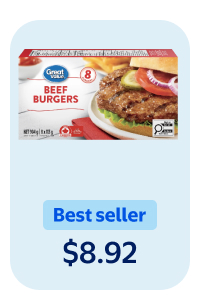 Frozen beef burgers