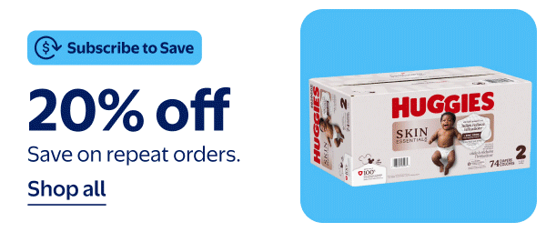 Subscribe to Save - 10% off - 15% off - 20% off - Save on repeat orders