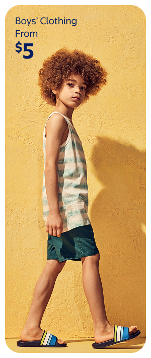 From $5 - Boys' clothing